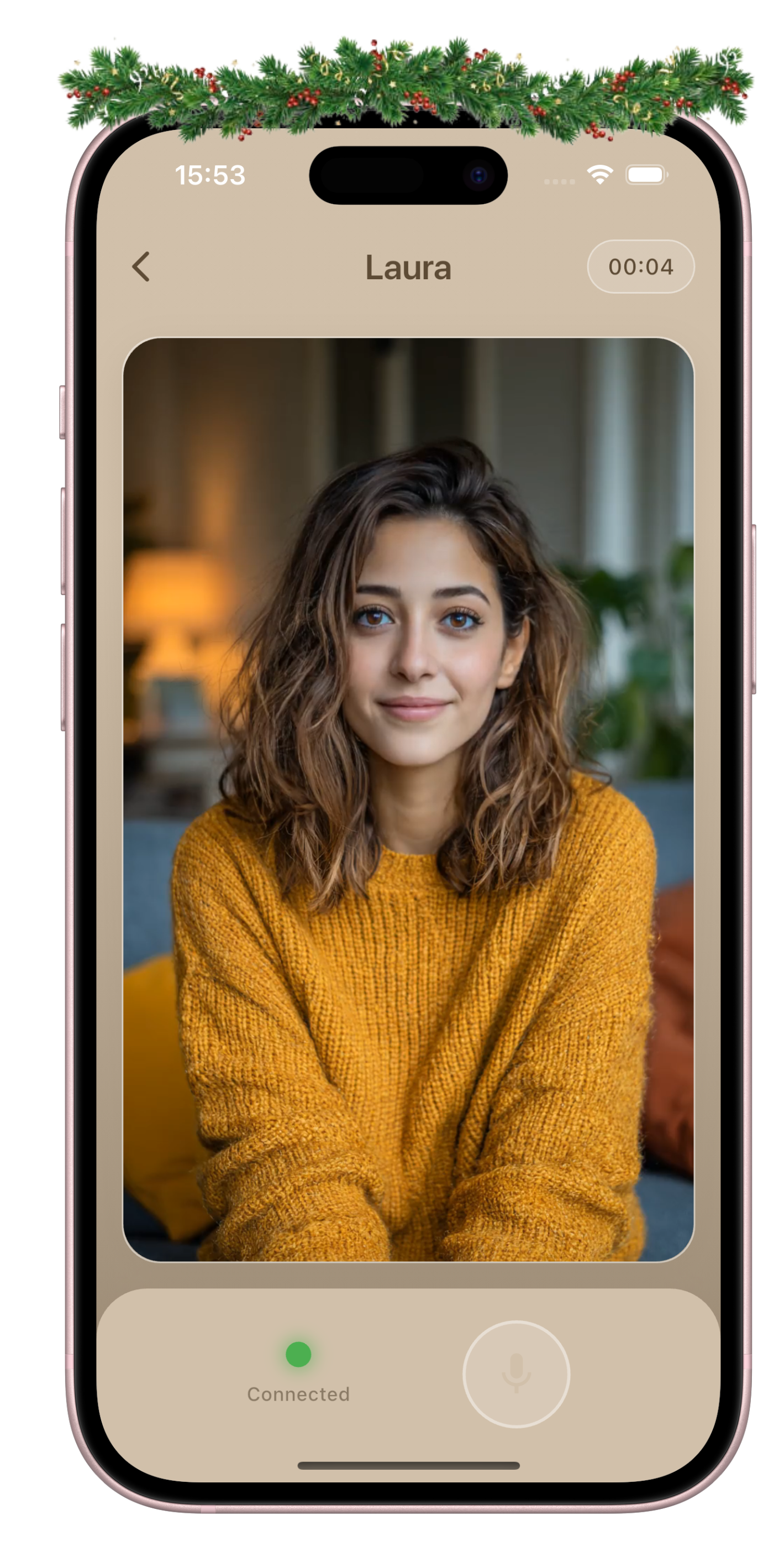 Laura - Empática y cálida. Siempre dispuesta a escucharte. - BuddyBeam AI Companion